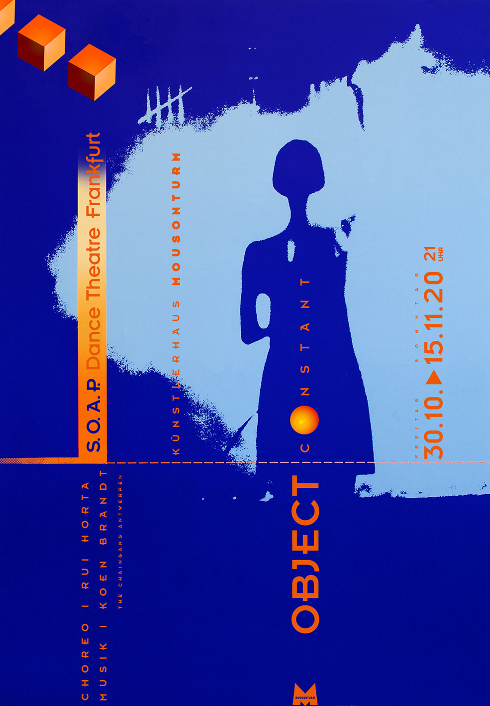 Plakat mit Taenzerin vom Soap-Dance-Theatre