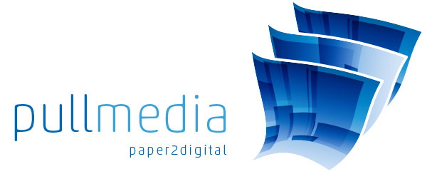 Wortbildmarke von „Pullmedia“