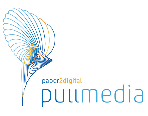 Wortbildmarke von „Pullmedia“