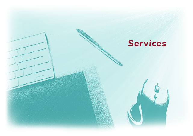 designbasis-services-mobil Mouse, Tastatur und Grafiktablet auf Tisch